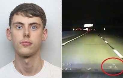 Online jokers mock wild staring eyes of driver