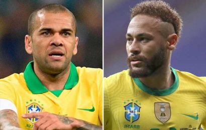 PSG star Neymar left out of Brazil's Tokyo Olympic squad but ex-Barcelona pal Dani Alves is included