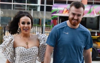 Stephanie Davis puts on loved up display with new man Oliver as they hold hands