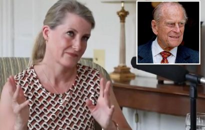 Tearful Sophie Wessex reveals Prince Philip's death left a 'giant-sized hole' in the Royal Family