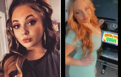 Teen Mom Jade Cline shows off her figure in a tight blue dress after star admits she got liposuction on her neck