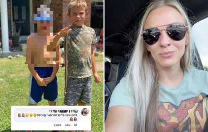Teen Mom Mackenzie McKee slammed for sharing photo of her son Gannon, 9, posing with a dead snake