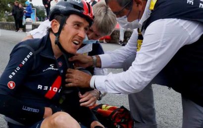 Tour de France: Geraint Thomas to have scan on dislocated shoulder after stage three