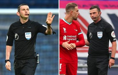 Who is Michael Oliver? What games is Premier League referee taking charge of at Euro 2020? Can he ref England matches?