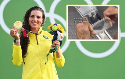 Australian Olympian fixed kayak with a condom, threw up and won gold