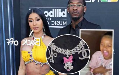 Cardi B Defends Buying Kulture $150,000 Necklace: ‘If Mommy & Daddy Fly Then So Is My Kids’