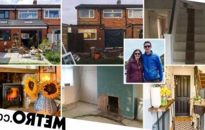 Couple renovate rundown house to create dream home and increase value by £50,000