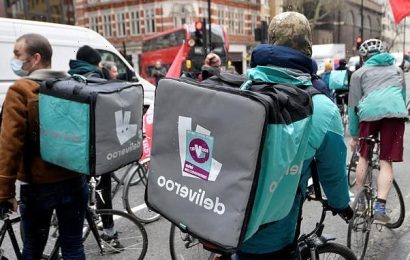 Deliveroo sales soared by 99% to £3.4 BILLION in the first six months