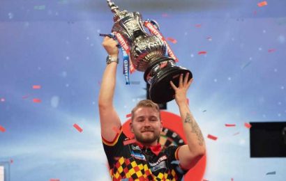 Dimitri Van den Bergh refuses to ‘miss train’ as he defends World Matchplay crown on Winter Gardens debut