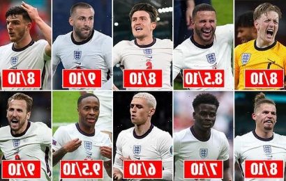 Euro 2020: Rating England&apos;s stars as they stand on the brink of glory