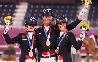 Fifth Olympic medal for Charlotte Dujardin as GB claim bronze in team dressage