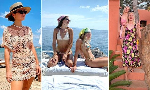 High society beauties make glamourous getaways aboard