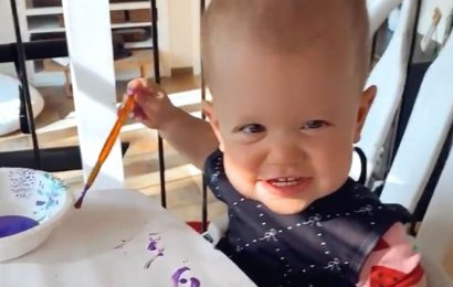 Little People's Tori Roloff shares video of kids Jackson, 4, & Lilah, 1, painting after revealing miscarriage heartbreak