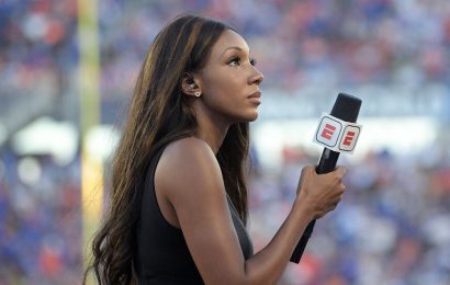 Maria Taylor makes her NBC debut during rebroadcast of Olympics opening ceremony.