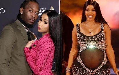 Pregnant Cardi B complains her 'face is spreading so much she looks like a YAM' as she expects second child with Offset