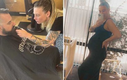 Pregnant hairdresser refuses to cut customers’ hair if they HAVE had Covid jab in bizarre bid to 'protect her family'