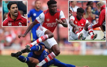 Arsenal dealt major injury blow as Mikel Arteta admits Thomas Partey ankle 'not looking good' just 12 days before opener
