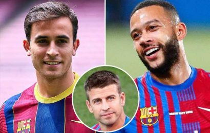 Barcelona FINALLY set to register Depay and Garcia after Pique agrees to 'significant' pay cut – with LaLiga 'reviewing'