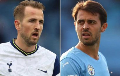 Bernardo Silva ‘REJECTS Tottenham transfer as part of Harry Kane’s move to Man City’ and wants Spain switch