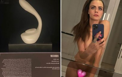 Cara Delevingne strips fully naked in raunchy mirror selfie and shares snap of sex toy
