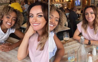 Coronation Street reunion as Katie McGlynn enjoys drinks with newly engaged Alexandra Mardell
