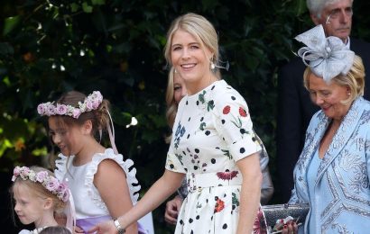 Declan Donnelly’s wife Ali Astall arrives at Ant McPartlin’s wedding looking fabulous