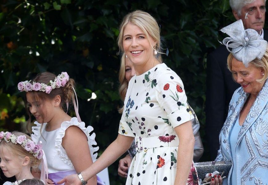 Declan Donnelly’s wife Ali Astall arrives at Ant McPartlin’s wedding looking fabulous