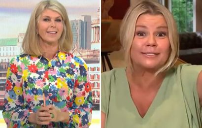 Good Morning Britain viewers brand show ‘weirdest ever’ as Kerry Katona rants in debate on going to the loo in the sea