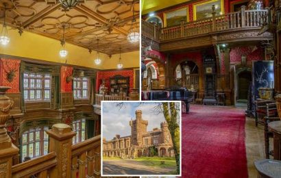 Historic 19th century castle on tiny remote island built by Victorian playboy could be yours for £1