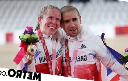 Husband and wife both win Paralympic gold for Team GB within 16 minutes