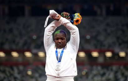 Olympics: IOC says it's looking into gesture used by US' Raven Saunders on podium
