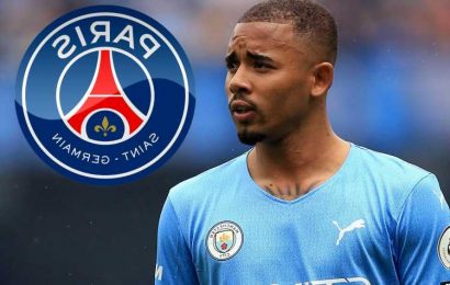 PSG 'launch Gabriel Jesus transfer bid' as they prepare for life without Real Madrid-bound Kylian Mbappe