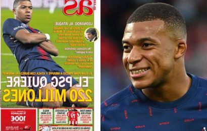 PSG will demand £188m transfer fee for Kylian Mbappe this summer after row over Real Madrid’s opening offer