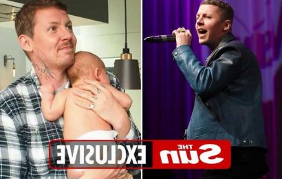 Professor Green claims ‘baby brain’ is making him forget lyrics onstage 5 months after Karima McAdams gave birth to son