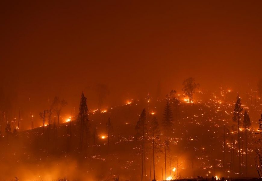 Satellite video shows the “explosive growth” of the Caldor Fire in California