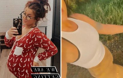 Teen Mom Chelsea Houska flaunts slim figure in tight leggings after showing fans her ‘loose skin’ from four  pregnancies