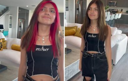 Teen Mom Farrah Abraham slammed as 'bad mom' for letting daughter Sophia, 12, wear crop top and dye her hair bright red