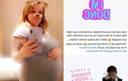 Teen Mom’s pregnant Catelynn Lowell reveals she’s having ‘uncomfortable’ contractions and says baby is ‘draining’ her