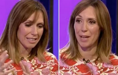 The One Show’s Alex Jones breaks down in tears live on air as she prepares to go on maternity leave