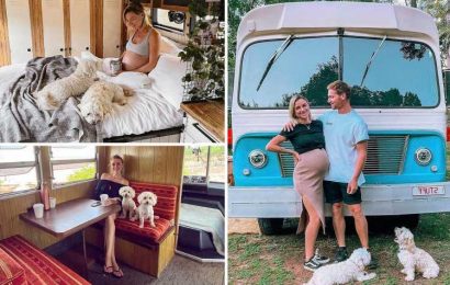 We ditched our house to live in a van, it saves us £800 a month and we’re about to have our first baby in it too