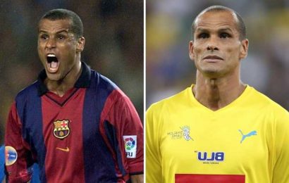 What does Rivaldo do now and which clubs did Soccer Aid star and former Brazil striker play for?