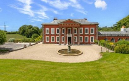 Wing of Grade-II listed mansion with private lake goes on sale for £995,000