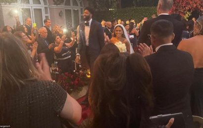 Anthony Davis Serenades Longtime Partner Marlen P at Their Wedding