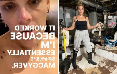 Busy Philipps comes up with DIY solution to save NYC home from flooding