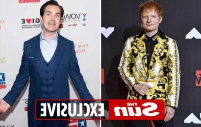Ed Sheeran signs up Jimmy Carr as unlikely backing singer for new album