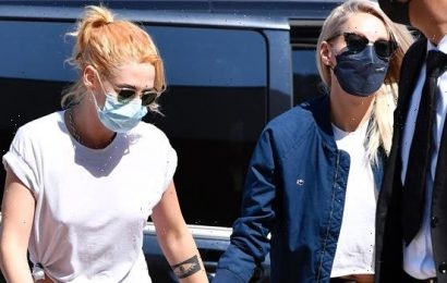 Kristen Stewart Shows Off Her New Blonde Hair While Holding Hands With GF Dylan Meyer In Venice — Photo