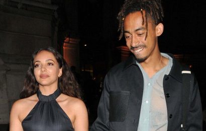 Little Mix’s Jade Thirlwall and boyfriend Jordan Stephens wear matching outfits on night out