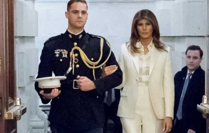 Melania Trump 'began to appear with handsome military man after Don's Stormy Daniels allegations broke,' claim says