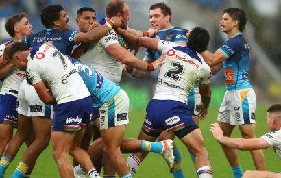 NRL: NZ Warriors CEO Cameron George promises action after to take action after all-in brawl against Gold Coast Titans