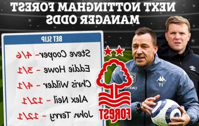 Nottingham Forest next manager odds: John Terry and Eddie Howe in the mix with Steve Cooper leading the betting